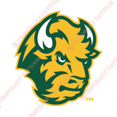 North Dakota State Bison Customize Temporary Tattoos Stickers NO.5601
